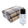 America Thick Soft Flannel Heated Plush Warm Winter Throw Electric Blanket